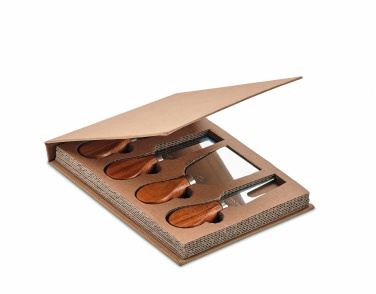 Logotrade promotional gift picture of: Set of 4 cheese knives