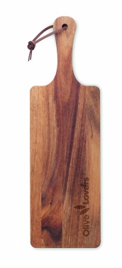 Logo trade promotional giveaways image of: Acacia wood serving board