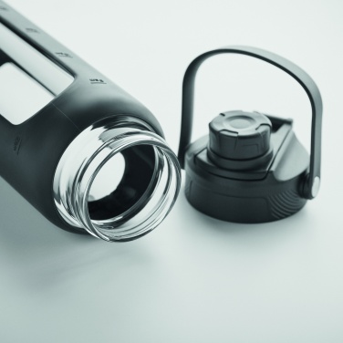 Logotrade promotional merchandise picture of: Glass bottle with sleeve 750 ml