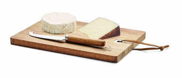 Logo trade promotional merchandise image of: Acacia wood cheese board set Hannover