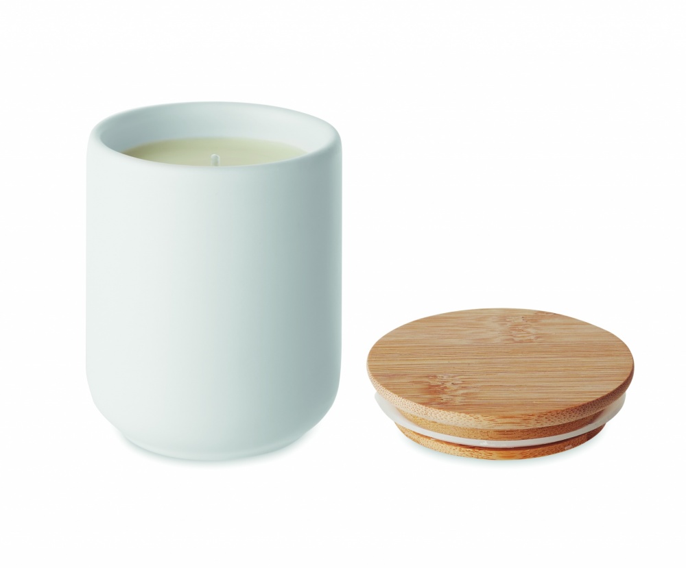 Logo trade promotional merchandise picture of: Plant based wax candle 200 gr