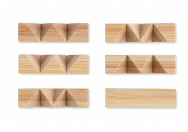 Logotrade advertising product picture of: Bamboo brain teaser star shape