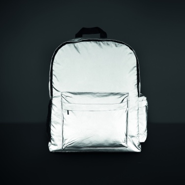 Logotrade advertising product image of: High reflective backpack 190T