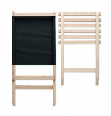 Logotrade promotional giveaway image of: Foldable wooden beach chair
