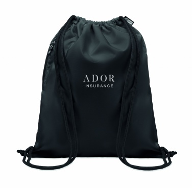 Logotrade promotional merchandise image of: Large drawstring bag 300D RPET