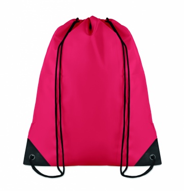 Logo trade business gift photo of: 190T Polyester drawstring bag