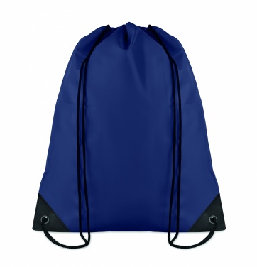 Logo trade business gifts image of: 190T Polyester drawstring bag