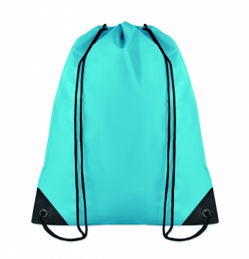 Logo trade advertising product photo of: 190T Polyester drawstring bag