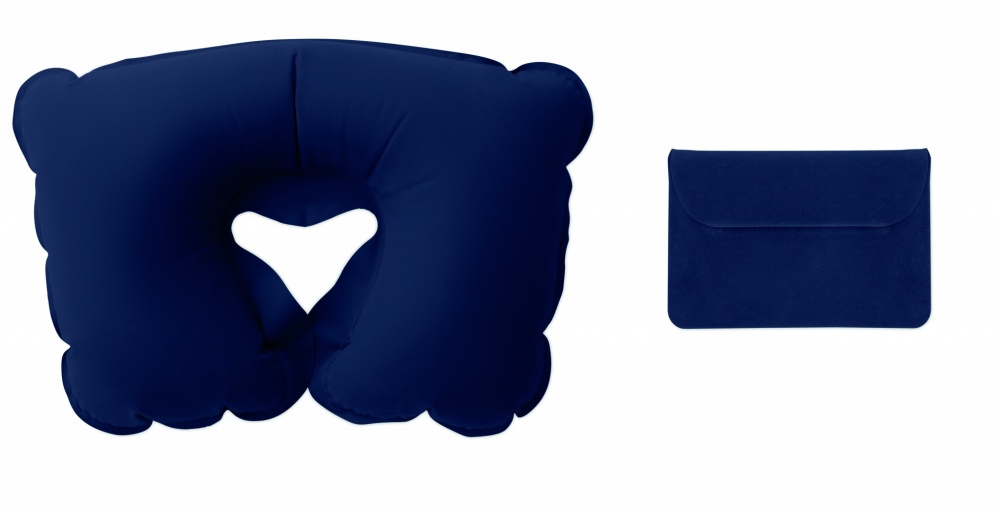 Logo trade promotional items image of: Inflatable pillow in pouch