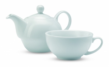 Logo trade promotional merchandise image of: Teapot and cup set 400 ml