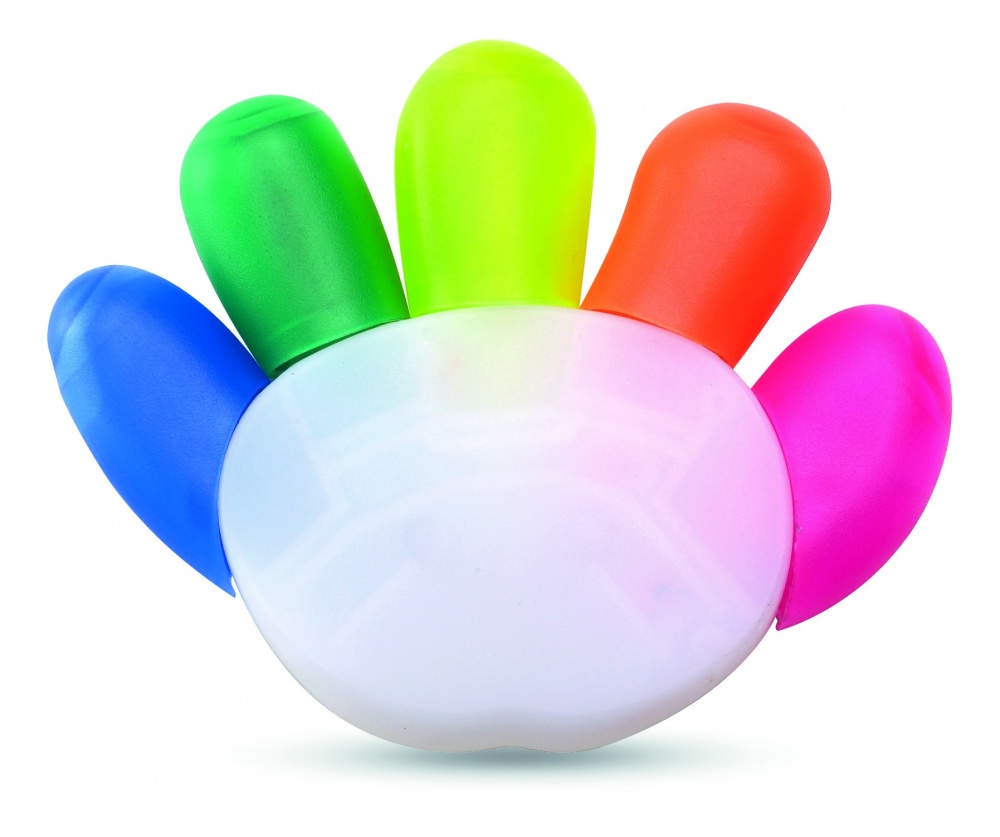 Logotrade promotional merchandise photo of: 5 colour highlighter