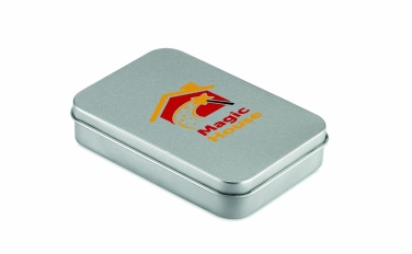 Logo trade corporate gifts image of: Playing cards in tin box