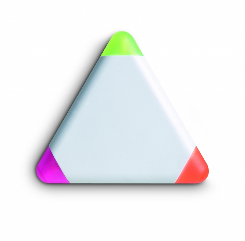 Logo trade promotional merchandise photo of: Triangular highlighter