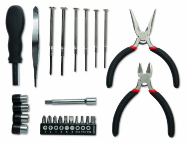 Logotrade business gift image of: 26 pcs tool in aluminium case