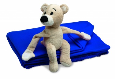 Logotrade promotional merchandise picture of: Fleece blanket with bear