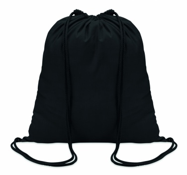 Logo trade promotional giveaways image of: 100gr/m² cotton drawstring bag