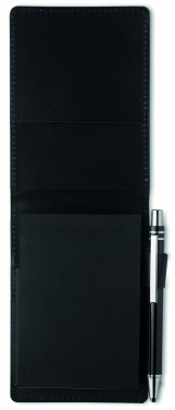 Logotrade corporate gift image of: A7 notepad in PU pouch w/pen