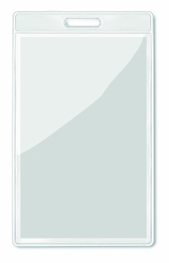 Logotrade promotional gift picture of: Transparent badge 7.5cmx12.5cm