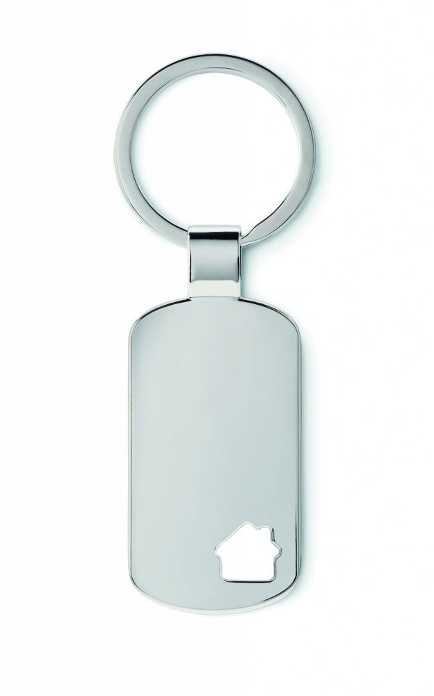 Logotrade promotional products photo of: Key ring with house detail Jelgava