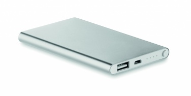 Logotrade advertising product picture of: Flat power bank 4000 mAh