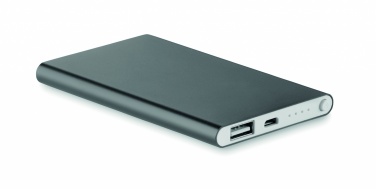 Logo trade promotional items picture of: Flat power bank 4000 mAh