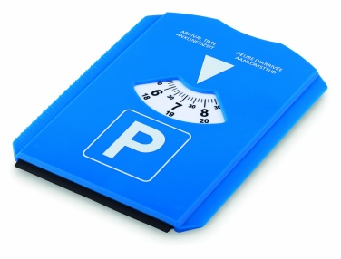 Logo trade promotional giveaways image of: Ice scraper in parking card