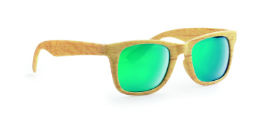 Logo trade promotional item photo of: Wooden look sunglasses MAARDU