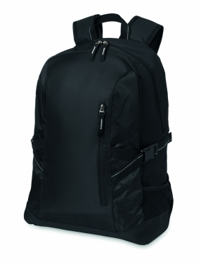 Logo trade advertising products image of: Polyester laptop backpack