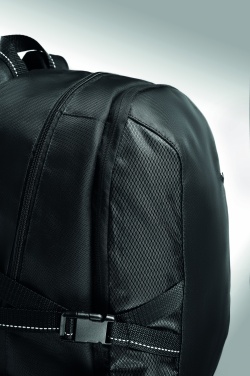 Logo trade advertising products image of: Polyester laptop backpack