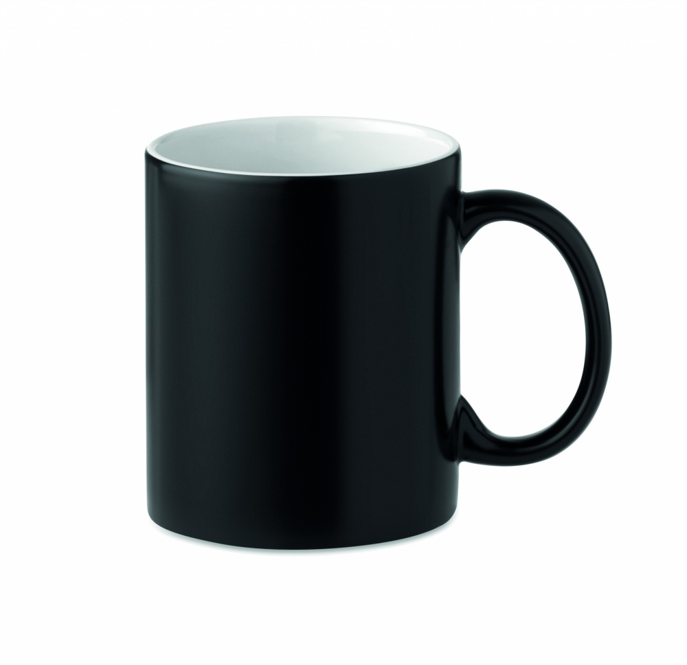 Logo trade promotional items image of: Dark sublimation mug 300ml