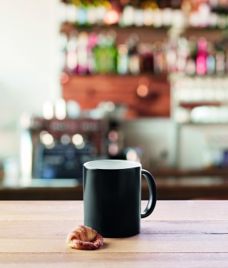 Logotrade promotional product picture of: Dark sublimation mug 300ml