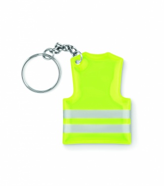 Logotrade advertising product image of: Key ring with reflecting vest Jekabpils