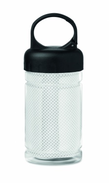 Logo trade promotional item photo of: Cooling towel in PET bottle