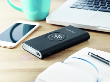 Logo trade corporate gifts image of: Wireless power bank Type C