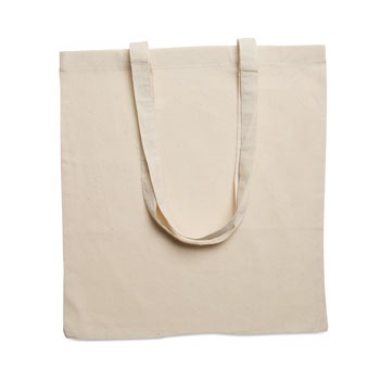Logo trade corporate gifts image of: 140gr/m² cotton shopping bag