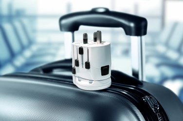 Logo trade promotional gifts picture of: PRO World & USB. 3-pole