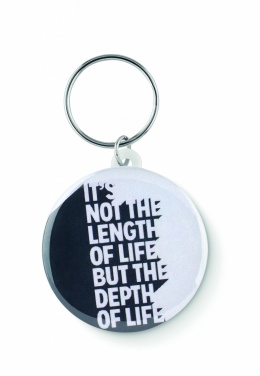 Logo trade promotional products picture of: Small pin button key ring Tukums
