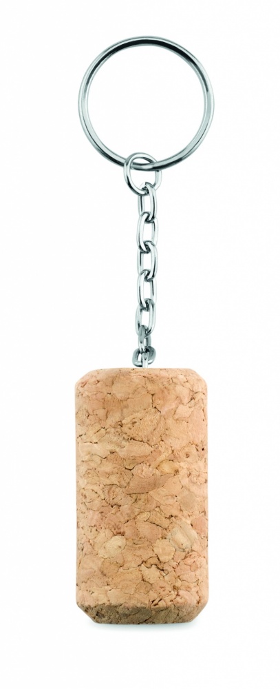 Logo trade promotional gift photo of: Wine cork key ring Sigulda
