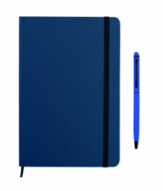 Logotrade promotional giveaway image of: A5 notebook w/stylus 72 lined
