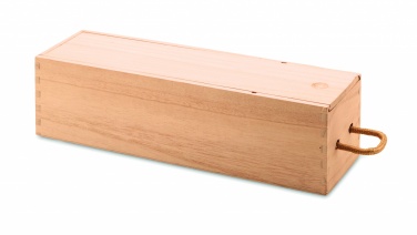 Logo trade promotional giveaway photo of: Wooden wine box