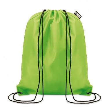 Logo trade promotional giveaway photo of: 190T RPET drawstring bag