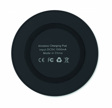 Logo trade advertising product photo of: Small wireless charger 5W