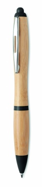 Logotrade corporate gifts photo of: Ballpoint pen made of ABS and bamboo