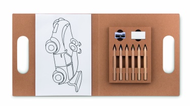 Logotrade business gifts photo of: Colouring set with 6 pencils