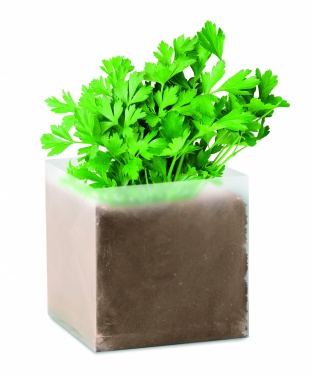 Logo trade promotional item photo of: Compost with seeds "PARSLEY"