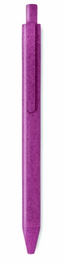 Logo trade promotional products picture of: Wheat Straw/ABS push type pen