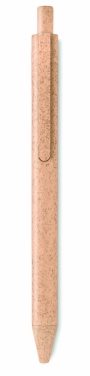 Logo trade promotional giveaway photo of: Wheat Straw/ABS push type pen