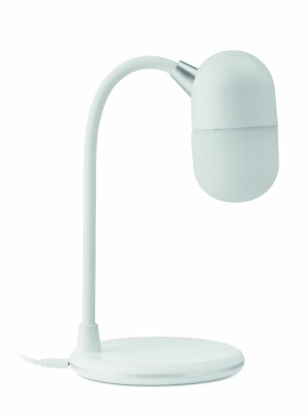 Logo trade advertising products picture of: Wireless charging lamp speaker