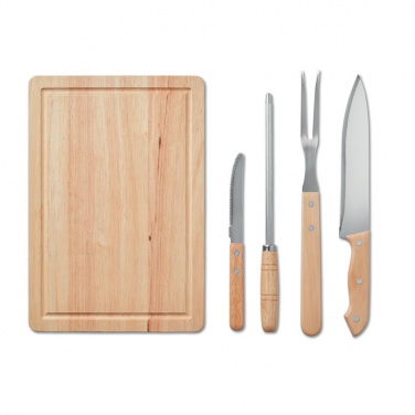 Logotrade promotional item picture of: Set of 4 BBQ Grilling accessori