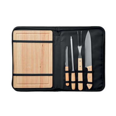 Logotrade advertising product image of: Set of 4 BBQ Grilling accessori